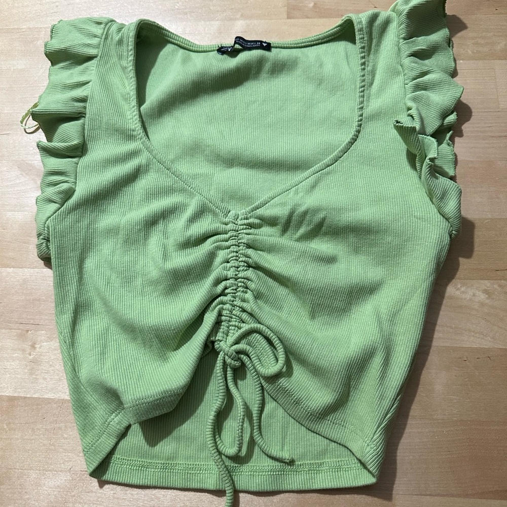 Zara crop top adjustable